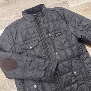 Joker Brand Vintage Y2K Men’s Med Lightweight Quilted Zip Up Streetwear Jacket